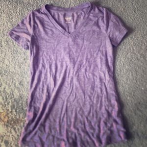 Purple v-neck